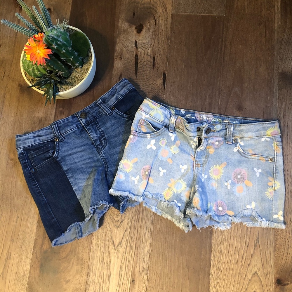 Cat & Jack Jean Shorts Bundle - 10/12